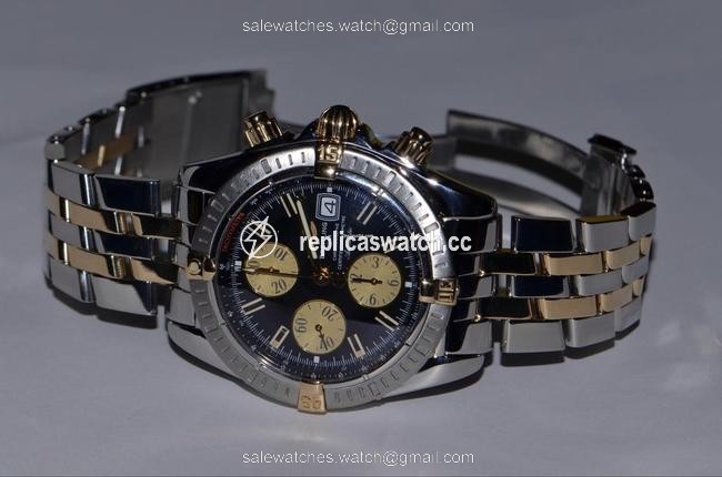 Breitling Chronomat Evolution 18k Gold Watch Breitling Chronomat Evolution 18k Gold Watch