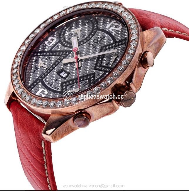Jacob & Co. Multiple 47 Mm Black Carbon Fiber Diamond Dust Date Display Time Zo Watch Jacob & Co. Multiple 47 Mm Black Carbon Fiber Diamond Dust Date Display Time Zo Watch