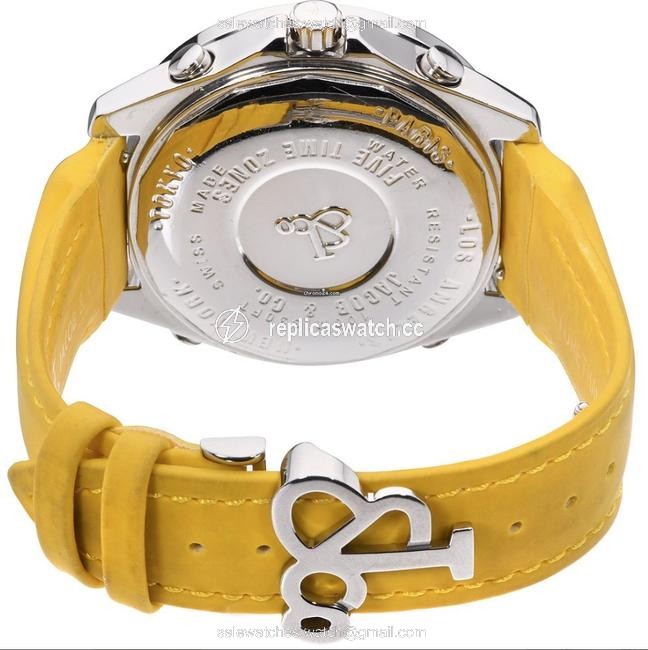 Jacob & Co. Jc Five Time Zone 47mm Stainless Steel Watch Jacob & Co. Jc Five Time Zone 47mm Stainless Steel Watch