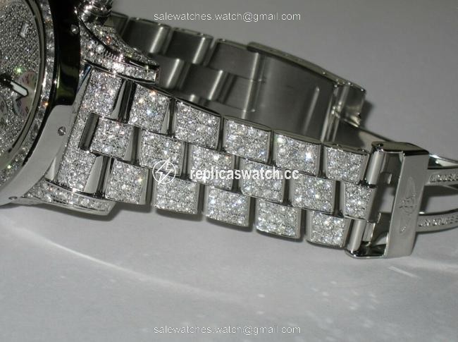 Breitling Super Avenger Stainless Steel Diamonds Watch Breitling Super Avenger Stainless Steel Diamonds Watch