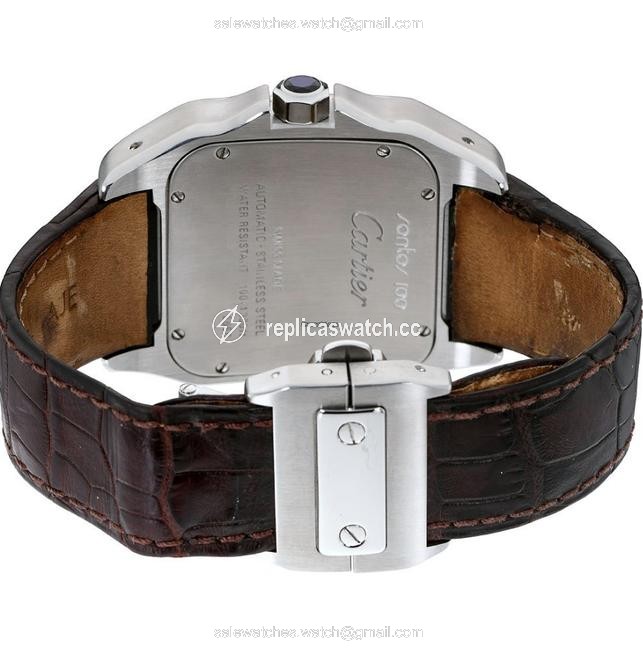 Cartier XL Santos 100 Stainless Steel 51mm Watch Cartier XL Santos 100 Stainless Steel 51mm Watch