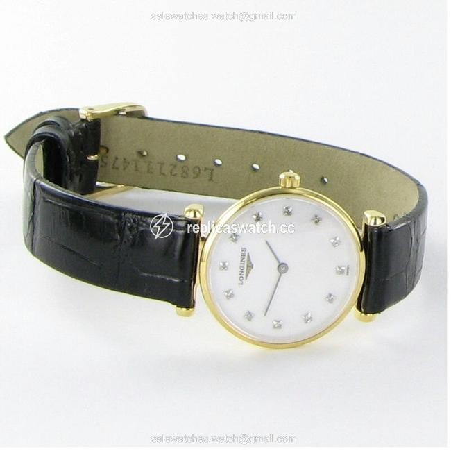 Longines Gold Pvd Mop Diamond Lagrande Classique L42091872 24mm Ladies Watch Longines Gold Pvd Mop Diamond Lagrande Classique L42091872 24mm Ladies Watch