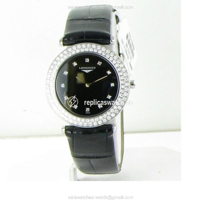 Longines Diamond Black Dial La Grande Classique 29mm L4.308.0.57.2 Watch Longines Diamond Black Dial La Grande Classique 29mm L4.308.0.57.2 Watch