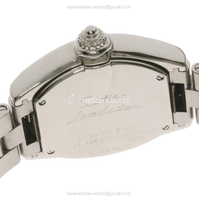Cartier Pink Mop Stainless Steel Roadster Quartz W6206006 Womens Wristwatch 31 Mm Watch Cartier Pink Mop Stainless Steel Roadster Quartz W6206006 Womens Wristwatch 31 Mm Watch