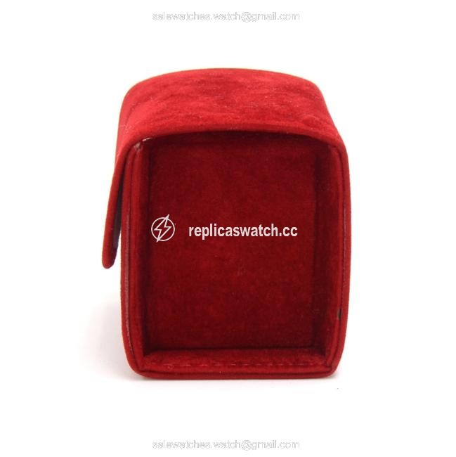 Cartier Red Velvet Travel Case Watch Cartier Red Velvet Travel Case Watch
