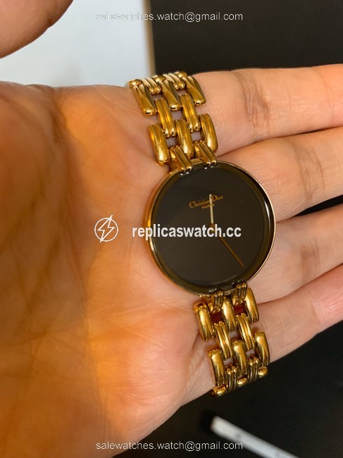 Dior Black/ Gold Christian Bagheera Ladies Watch Dior Black/ Gold Christian Bagheera Ladies Watch