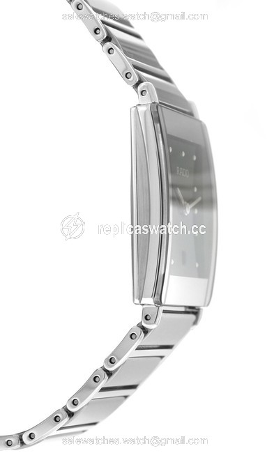 Rado Silver Ladies Diastar 160.0486.3 High Tech Ceramic 24mm Quartz Watch Rado Silver Ladies Diastar 160.0486.3 High Tech Ceramic 24mm Quartz Watch