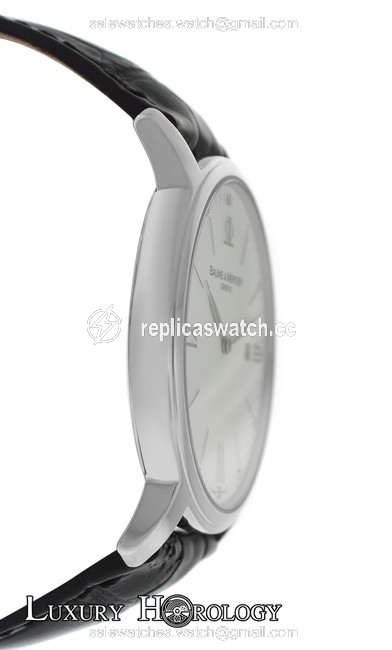 Baume & Mercier Silver XL Mens Classima 65493 Steel Quartz 41mm Watch Baume & Mercier Silver XL Mens Classima 65493 Steel Quartz 41mm Watch