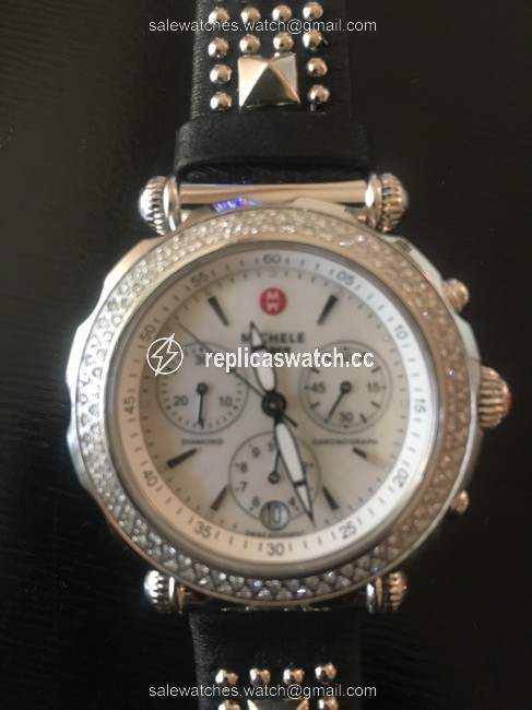 Michele Silver Caber Watch Michele Silver Caber Watch