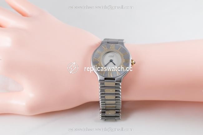 Cartier Box Must De 21 Century Quarts Ladies Watch Cartier Box Must De 21 Century Quarts Ladies Watch