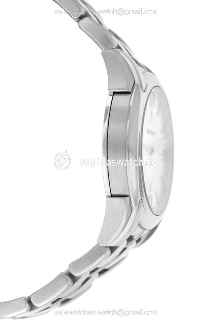 Versace Silver New Dafne Vff03 0013 Stainless Steel Quartz 33mm Watch Versace Silver New Dafne Vff03 0013 Stainless Steel Quartz 33mm Watch