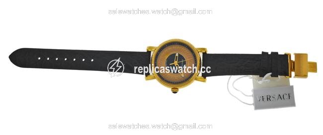 Versace Gold New Vq9050014 Tone Steel Quartz 38mm Watch Versace Gold New Vq9050014 Tone Steel Quartz 38mm Watch