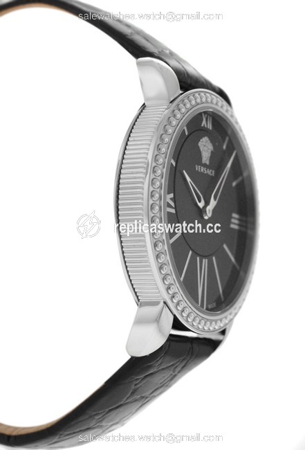 Versace Silver New Krios M6q99d008 S009 Stainless Steel 38mm Quartz Watch Versace Silver New Krios M6q99d008 S009 Stainless Steel 38mm Quartz Watch