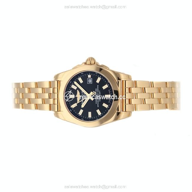 Breitling Black 18k Rose Gold Galactic H7234812/Bf32 Womens Wristwatch 29 Mm Watch Breitling Black 18k Rose Gold Galactic H7234812/Bf32 Womens Wristwatch 29 Mm Watch