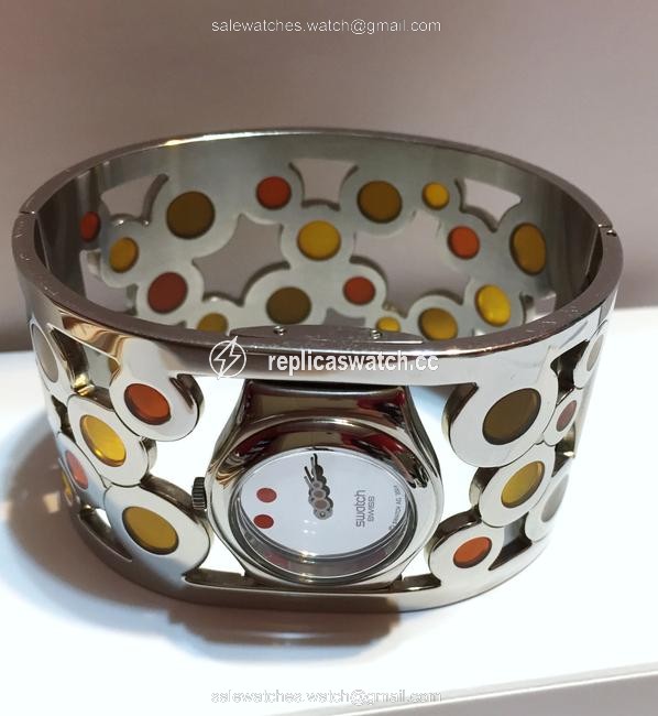 Swatch Irony - Stainless Steel Ladies / Womens Bangle Bracelet Watch Swatch Irony - Stainless Steel Ladies / Womens Bangle Bracelet Watch
