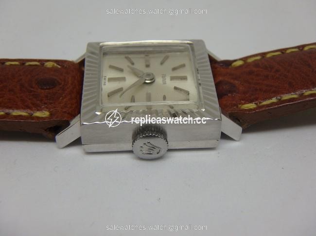 Tudor 18k White Gold By Rolex Ladies Silver Dial Manual Winding Watch Tudor 18k White Gold By Rolex Ladies Silver Dial Manual Winding Watch