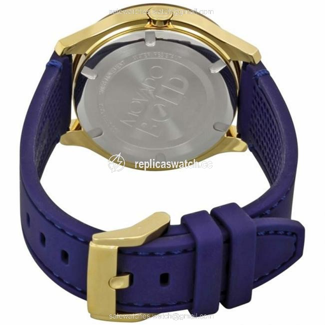 Movado Gold/Blue Womens Dial Silicone 3600413 Watch Movado Gold/Blue Womens Dial Silicone 3600413 Watch