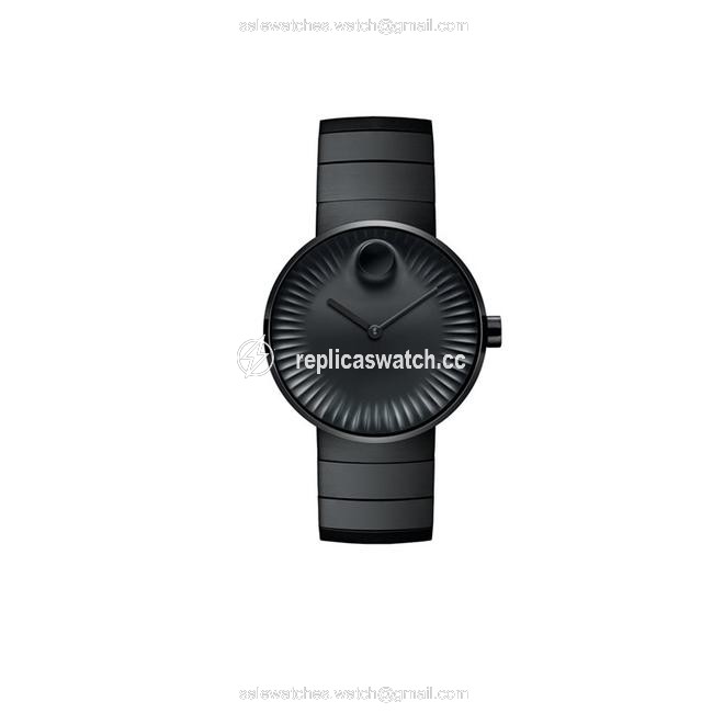Movado Black Mens Edge Aluminum Dial Ion-plated 3680007 Watch Movado Black Mens Edge Aluminum Dial Ion-plated 3680007 Watch
