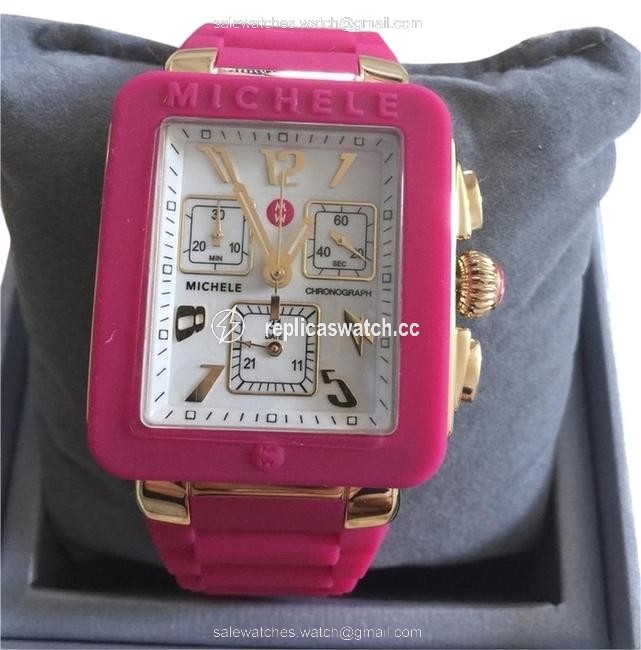 Michele Pink Jelly Bean Rose Gold Mww06l000021 Watch Michele Pink Jelly Bean Rose Gold Mww06l000021 Watch