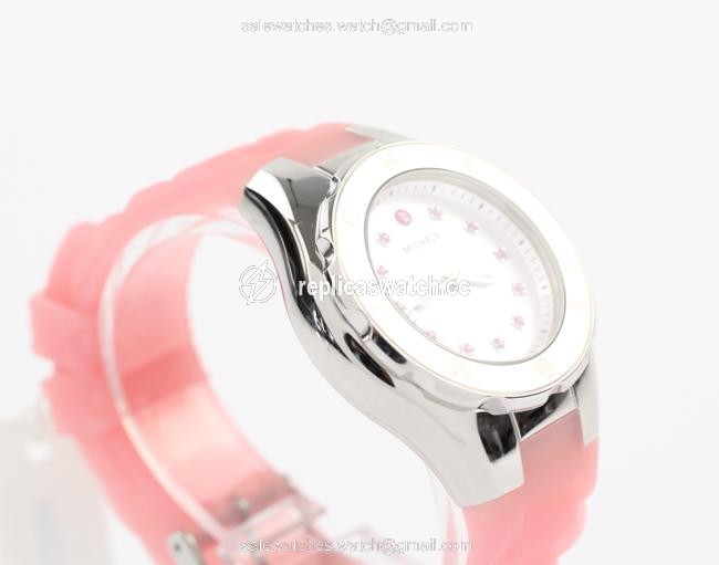 Michele Silver Jelly Tahitian Bean Watch Michele Silver Jelly Tahitian Bean Watch