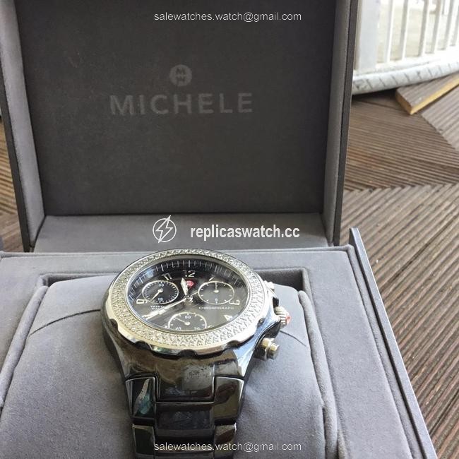 Michele Black / Tahitian Diamond Ceramic Mww128000002 Watch Michele Black / Tahitian Diamond Ceramic Mww128000002 Watch