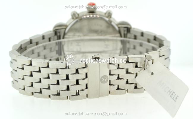 Michele Silver Csx Stainless Diamond Chronograph Mww03d000014 Watch Michele Silver Csx Stainless Diamond Chronograph Mww03d000014 Watch