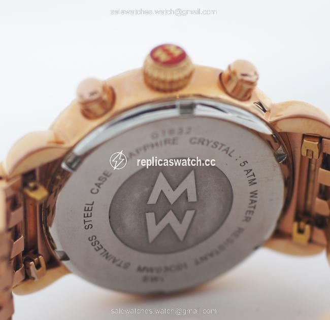 Michele Csx Diamond Bezel Rose Gold Watch Michele Csx Diamond Bezel Rose Gold Watch