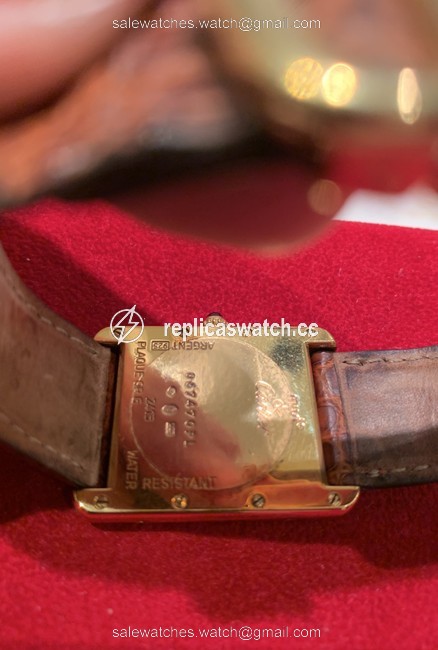 Cartier Brown/Multi Must Tank Watch Cartier Brown/Multi Must Tank Watch