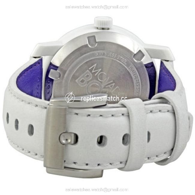 Movado White Bold Crystal Accent Leather 3600043 Watch Movado White Bold Crystal Accent Leather 3600043 Watch