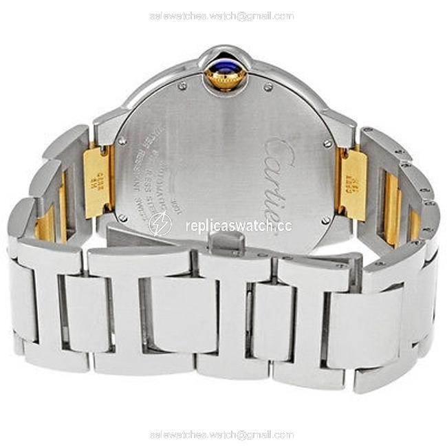 Cartier Silver Ballon Bleu Mens W69009z3 Watch Cartier Silver Ballon Bleu Mens W69009z3 Watch