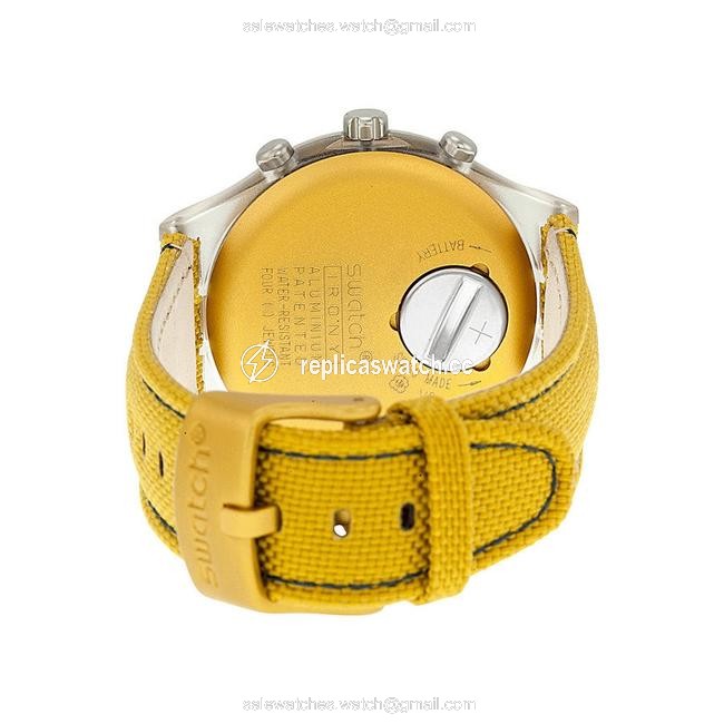 Swatch Mustardy Chronograph Plastic Mens Svck4069 Watch Swatch Mustardy Chronograph Plastic Mens Svck4069 Watch
