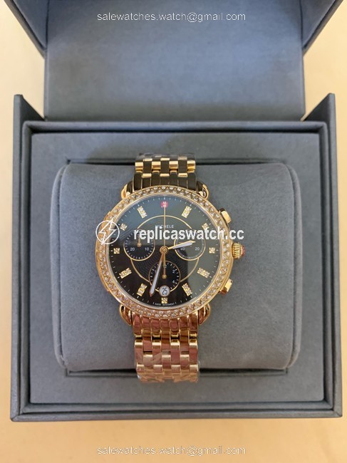 Michele Sidney Gold Diamond Mww30a000031 Watch Michele Sidney Gold Diamond Mww30a000031 Watch