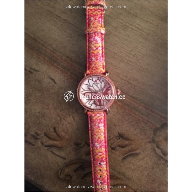 Michele Sale Garden Party Rose Gold Watch Michele Sale Garden Party Rose Gold Watch