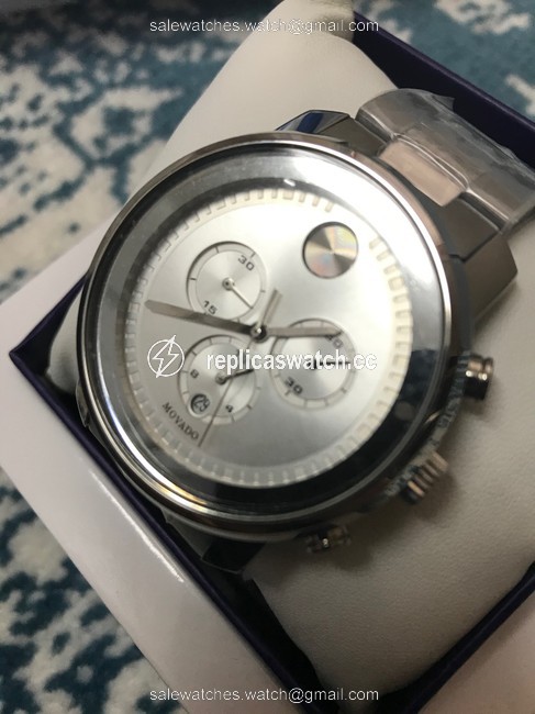 Movado Silver Bold Chronograph Watch Movado Silver Bold Chronograph Watch