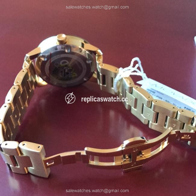 Movado Gold Swiss Ion-plated Stainless Steel Bracelet Watch Movado Gold Swiss Ion-plated Stainless Steel Bracelet Watch
