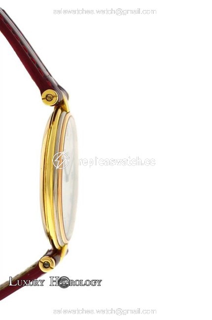 Cartier Mint Genuine Ladies Round Vendome Tri-color 18k Gold Quartz Watch Cartier Mint Genuine Ladies Round Vendome Tri-color 18k Gold Quartz Watch