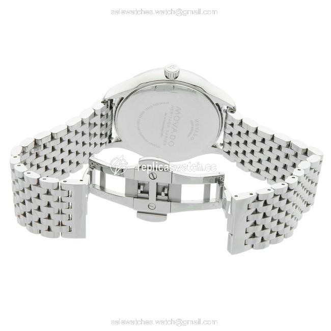 Movado Silver Womens Heritage White 3650045 Quartz Watch Movado Silver Womens Heritage White 3650045 Quartz Watch