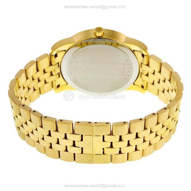 Movado Gold 40mm Museum Classic Black Dial 0606997 Swiss Made Quartz Watch Movado Gold 40mm Museum Classic Black Dial 0606997 Swiss Made Quartz Watch