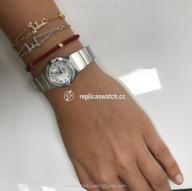 Omega White Mother Of Pearl Constellation 123.15.24.60.55.002 24mm (8623) Watch Omega White Mother Of Pearl Constellation 123.15.24.60.55.002 24mm (8623) Watch