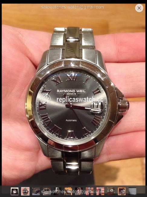 Raymond Weil Steel Grey Mens Parsifal Date On Dial Watch Raymond Weil Steel Grey Mens Parsifal Date On Dial Watch