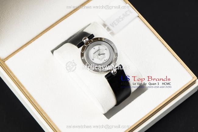 Versace Silver/Black Eon Watch Versace Silver/Black Eon Watch