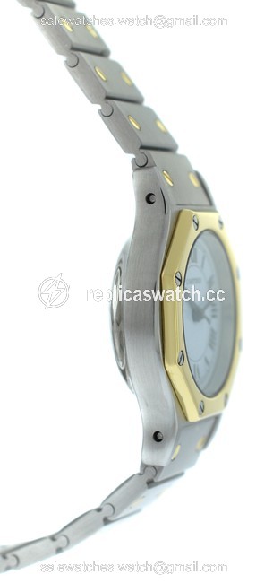 Cartier Santos Octagon 18k Gold & Stainless Steel Watch Cartier Santos Octagon 18k Gold & Stainless Steel Watch