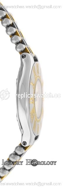 Cartier Must De 21 Steel 18k Gold 125000p Bullet Bracelet Quartz Watch Cartier Must De 21 Steel 18k Gold 125000p Bullet Bracelet Quartz Watch