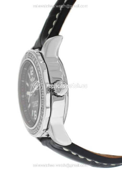 Breitling Silver Colt 33 A7738753/Bb51-777p Ladies Diamond Steel 33mm Quartz Watch Breitling Silver Colt 33 A7738753/Bb51-777p Ladies Diamond Steel 33mm Quartz Watch