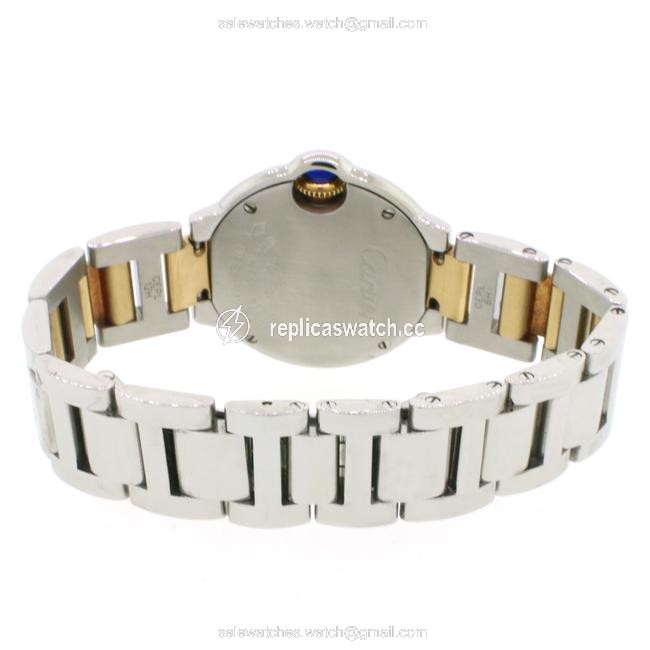 Cartier Roman Ballon Bleu 2-tone Orig. Silver Dial 28mm W2bb0010 Watch Cartier Roman Ballon Bleu 2-tone Orig. Silver Dial 28mm W2bb0010 Watch