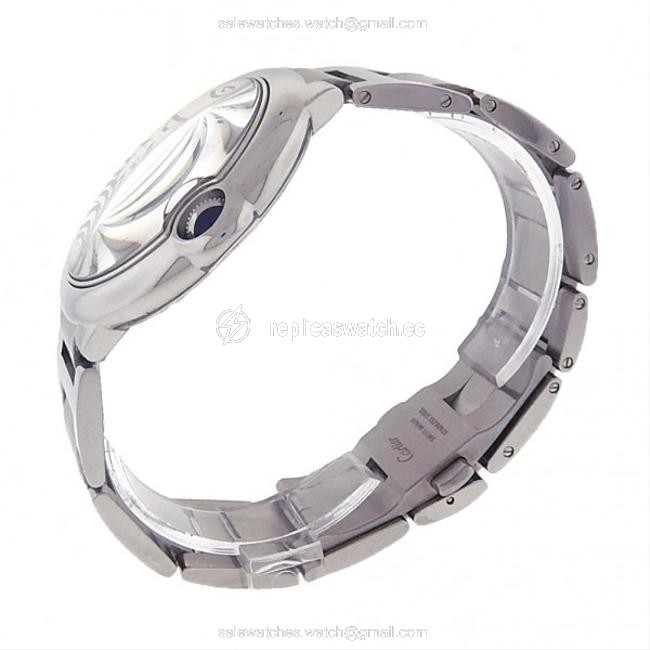 Cartier Silver Ballon Bleu W69012z4 Stainless Steel Mens Watch Cartier Silver Ballon Bleu W69012z4 Stainless Steel Mens Watch