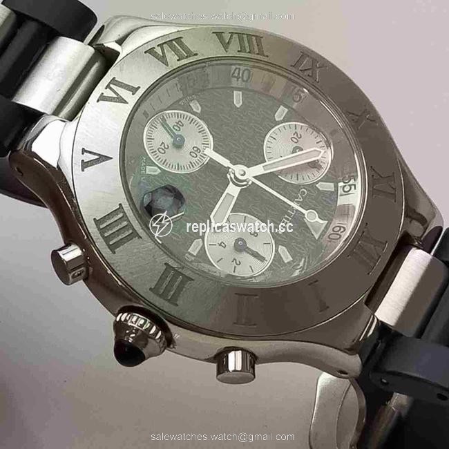 Cartier Black W10198u2 Chronoscaph 21 38mm Dial 860rl557 Watch Cartier Black W10198u2 Chronoscaph 21 38mm Dial 860rl557 Watch