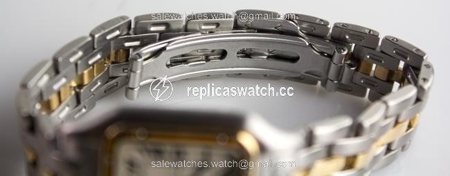 Cartier Yellow Gold and Steel Panthere Midsize 1 Row 18k Gold/Ss 27mm Watch Cartier Yellow Gold and Steel Panthere Midsize 1 Row 18k Gold/Ss 27mm Watch