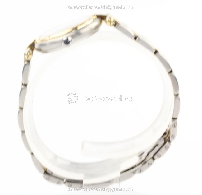 Cartier Silver and Gold Panthere Vendome Watch Cartier Silver and Gold Panthere Vendome Watch