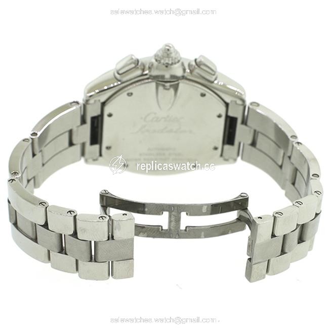 Cartier Stainless Steel Roman XL Roadster Chronograph Silver Dial Mens W62019x6 Watch Cartier Stainless Steel Roman XL Roadster Chronograph Silver Dial Mens W62019x6 Watch